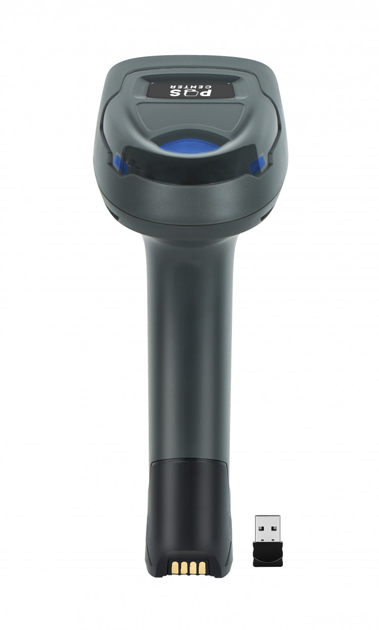 Сканер штрих-кода POScenter SG-105-BD, беспроводной, USB адаптер (донгл), USB кабель артикул 9749                  