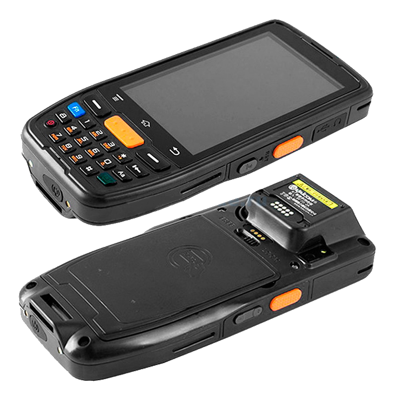 Терминал сбора данных (2D имидж, 21 клавиша) K7 WIFI/BT/GPS/GSM/2Gbx16Gb/AND7/4000mAh в комплекте с подставкой, ремешком, кабелем USB и блоком питания 