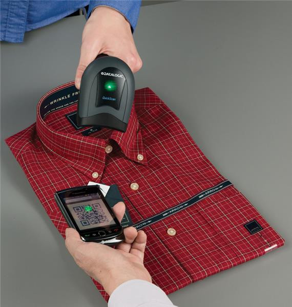 Сканер штрих-кода Datalogic QuickScan QD2430 с подставкой артикул QD2430-WHK1S             QD2430-WH с подставкой     