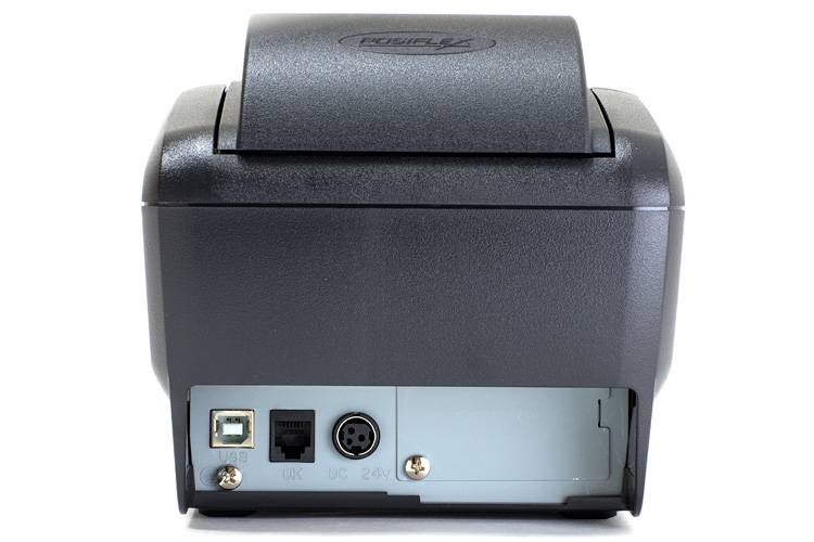 Чековый принтер Posiflex Aura-9000L-B (USB, LAN, черный) с БП 
