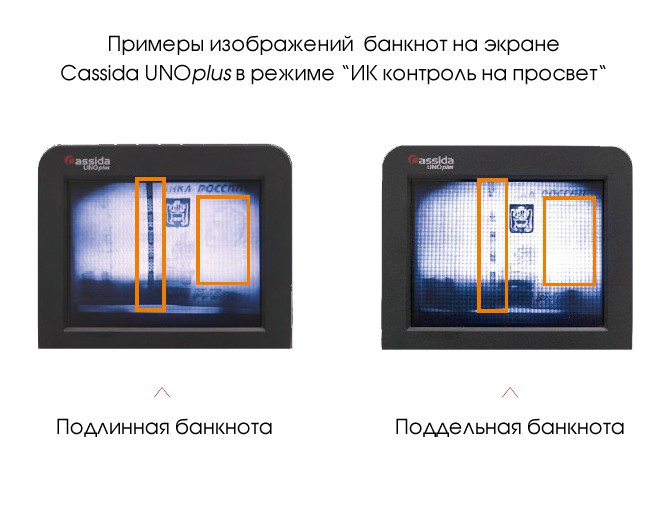 Детектор банкнот Cassida UNO plus артикул 0021-1468