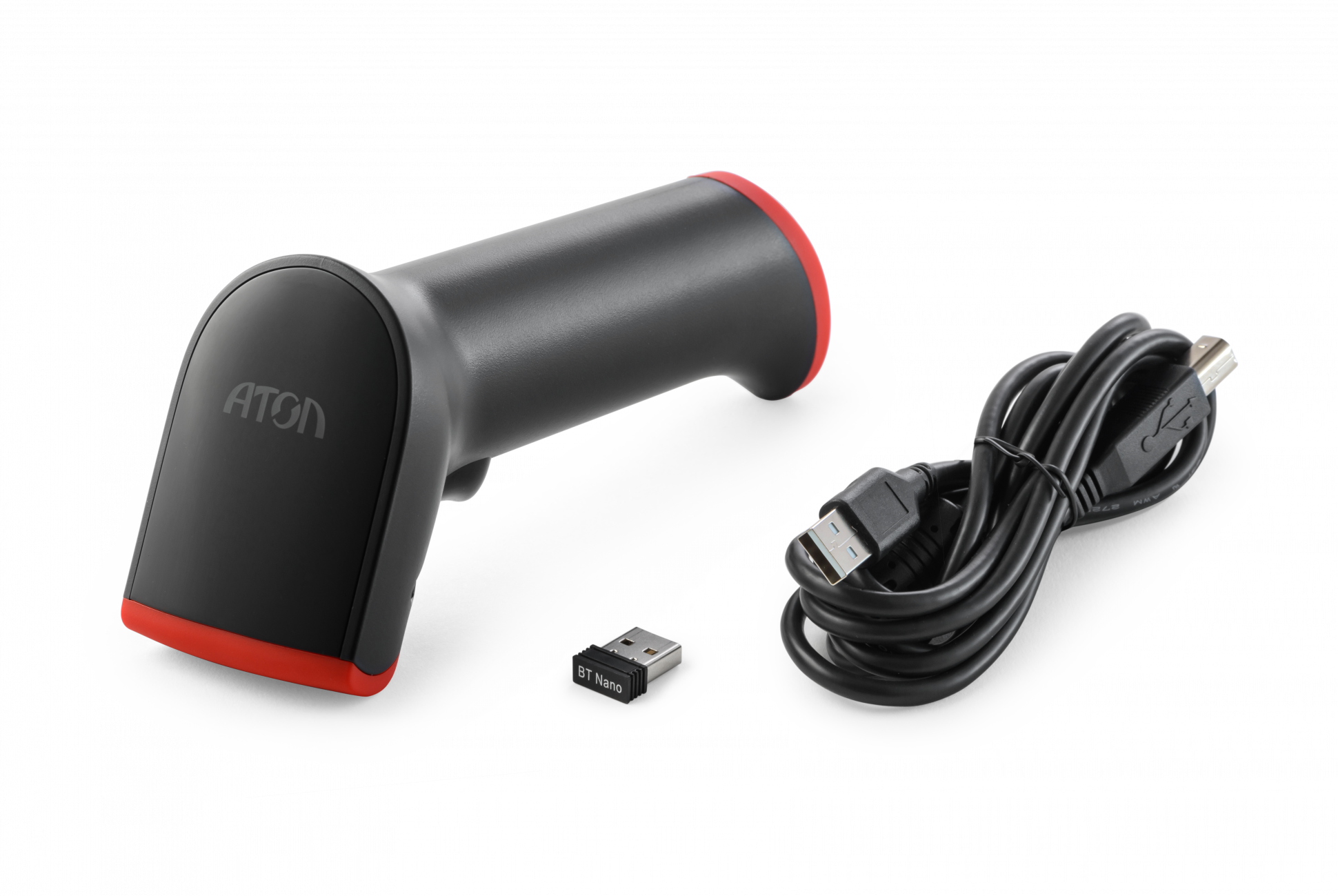 Сканер штрихкода беспроводной АТОЛ Impulse 12 BT (2D, черный, Bluetooth, без подставки, упаковка 1 шт.).V2 