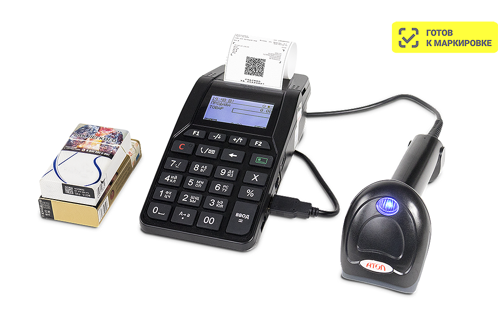 АТОЛ 92Ф. Черный. Без ФН. Ethernet. 2G. Bluetooth. Wi-Fi. 5.0 