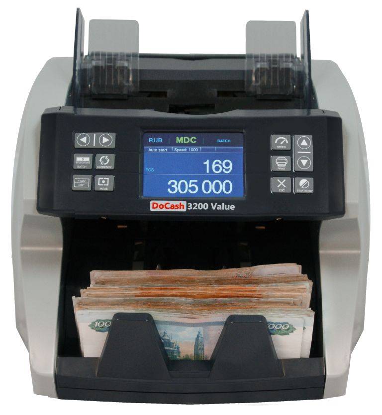 Счетчик банкнот DoCash 3200 Value 