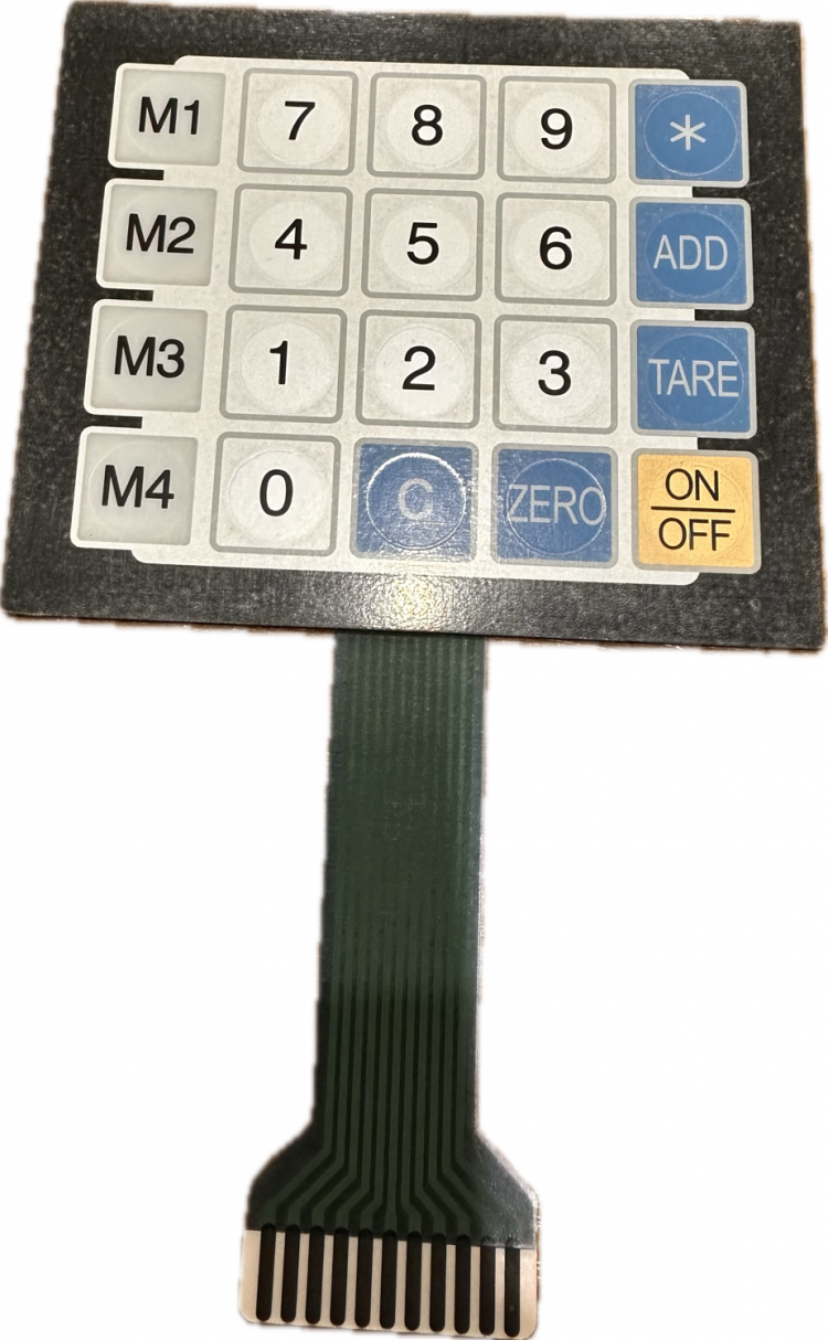 Клавиатура для весов CAS ERII (MEMBRANE S/W) артикул 3200ER200331                  