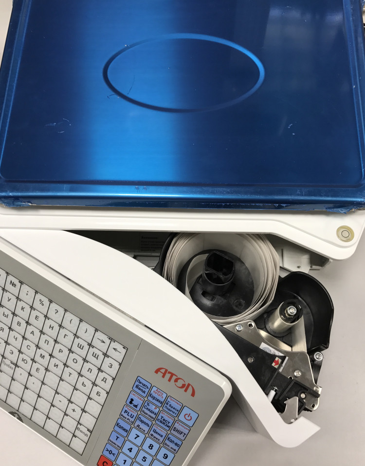 Весы с печатью этикеток АТОЛ LS5X (со стойкой, лицензия FDU)_с поверкой артикул 0021-2214                  