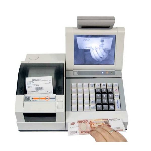 POS-система "ШТРИХ-LightPOS WinCE 6.0" 001 R2 (черный,серый)(ККТ "ШТРИХ-М-01Ф" )(ИК-детектор валюты)(ДЯ "ШТРИХ-midiCD")(РМК "ШТРИХ-М: Кассир miniPOS") 