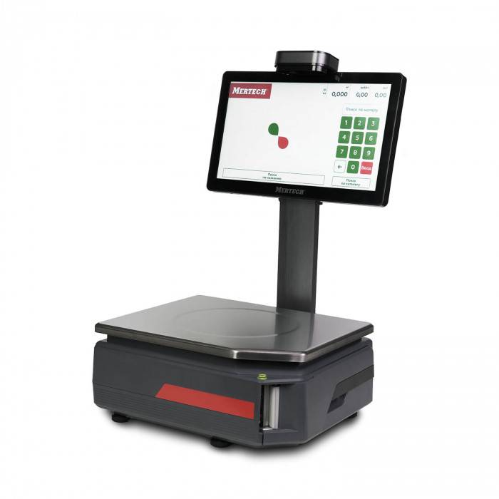 Весы с печатью этикеток M-ER 722PM-15,2 ( VISION-AI, 14', USB, Ethernet, Wi-Fi) 