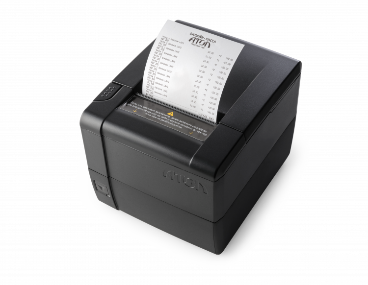 АТОЛ 25Ф Черный Без ФН USB. RS-232 Ethernet 5.0 артикул 50303                  