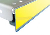 Ценникодержатель полочный самоклеющийся (1000 мм) прозрачный