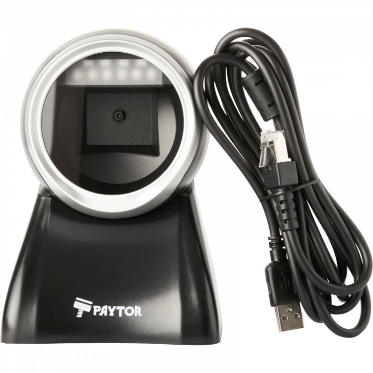 Сканер штрих-кода PayTor GS-1118, USB, Черный артикул 548000                  