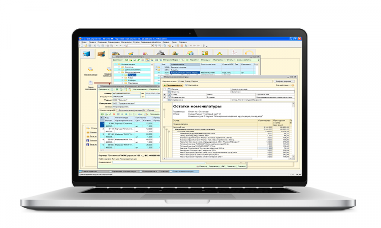Автоматизация розничной сети магазинов  артикул 0021-1709                  