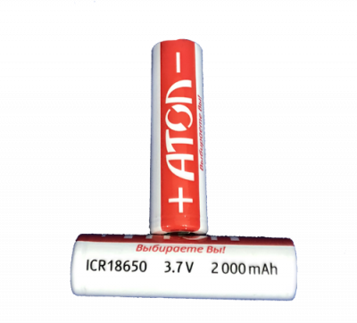 Аккумуляторная батарея 18650 2600 mAh 3.7V MICA (Для АТОЛ 15Ф, 91Ф, 92Ф)