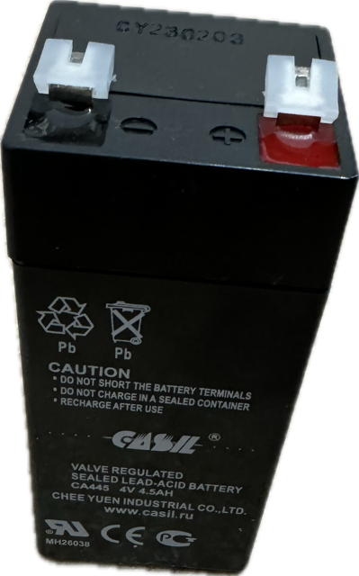 Аккумулятор DJW 4V-4,5А артикул 8478                  