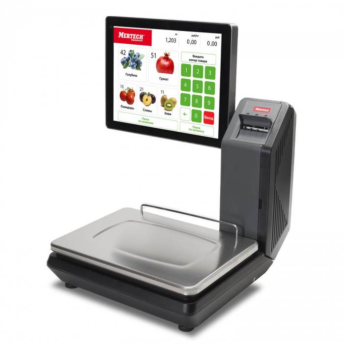 Весы с печатью этикеток M-ER 725 PM-32.5 (15", USB, Ethernet, Wi-Fi) 
