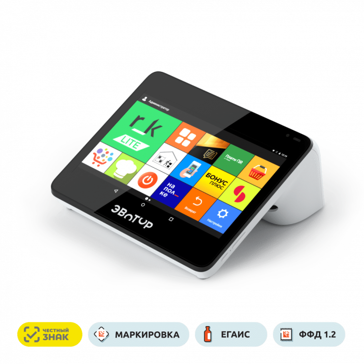 Эвотор 10 Смарт-терминал без ФН артикул ST1010-5030                  