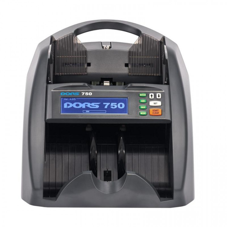 Счетчик банкнот DORS 750 RUS3 (RUB, USD, EUR, GBP,CNY,KZT, BYN, UZS, KGS, AMD) с определением номинала  артикул SYS-052631                  