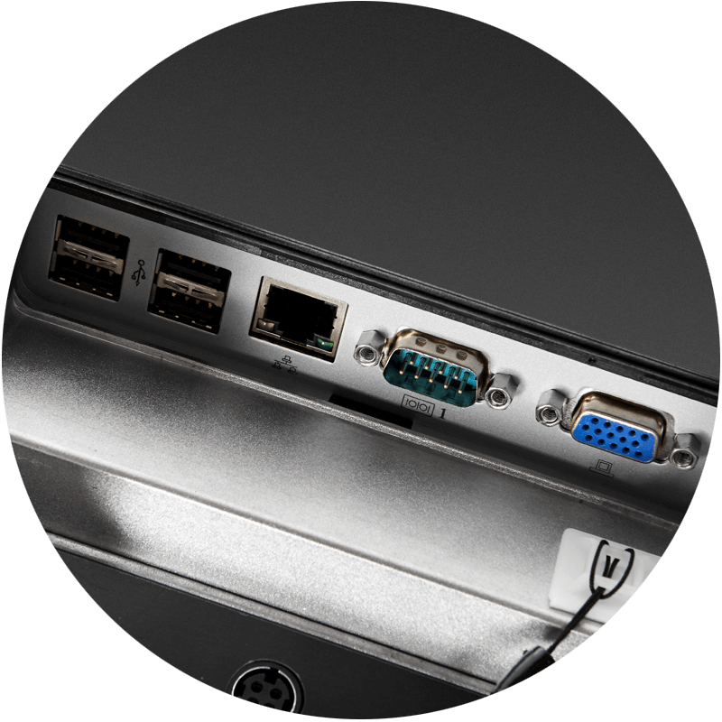 Сенсорный терминал Wintec Anypos80 15", 8055A, Intel Celeron J1900, DDR3 4 Гб, SSD mSATA 64 Гб, Черный, Ридер 