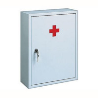 Металлическая аптечка медицинская АМ - 1
