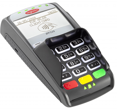 Комплект "ОТЛИЧНЫЙ БЕЗНАЛИЧНЫЙ" с пинпадом Ingenico IPP320, USB кабель, банк Открытие