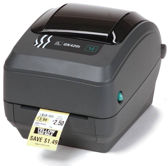 Термотрансферный принтер GK420t (203 dpi, ширина 102 мм, RS232, USB) 